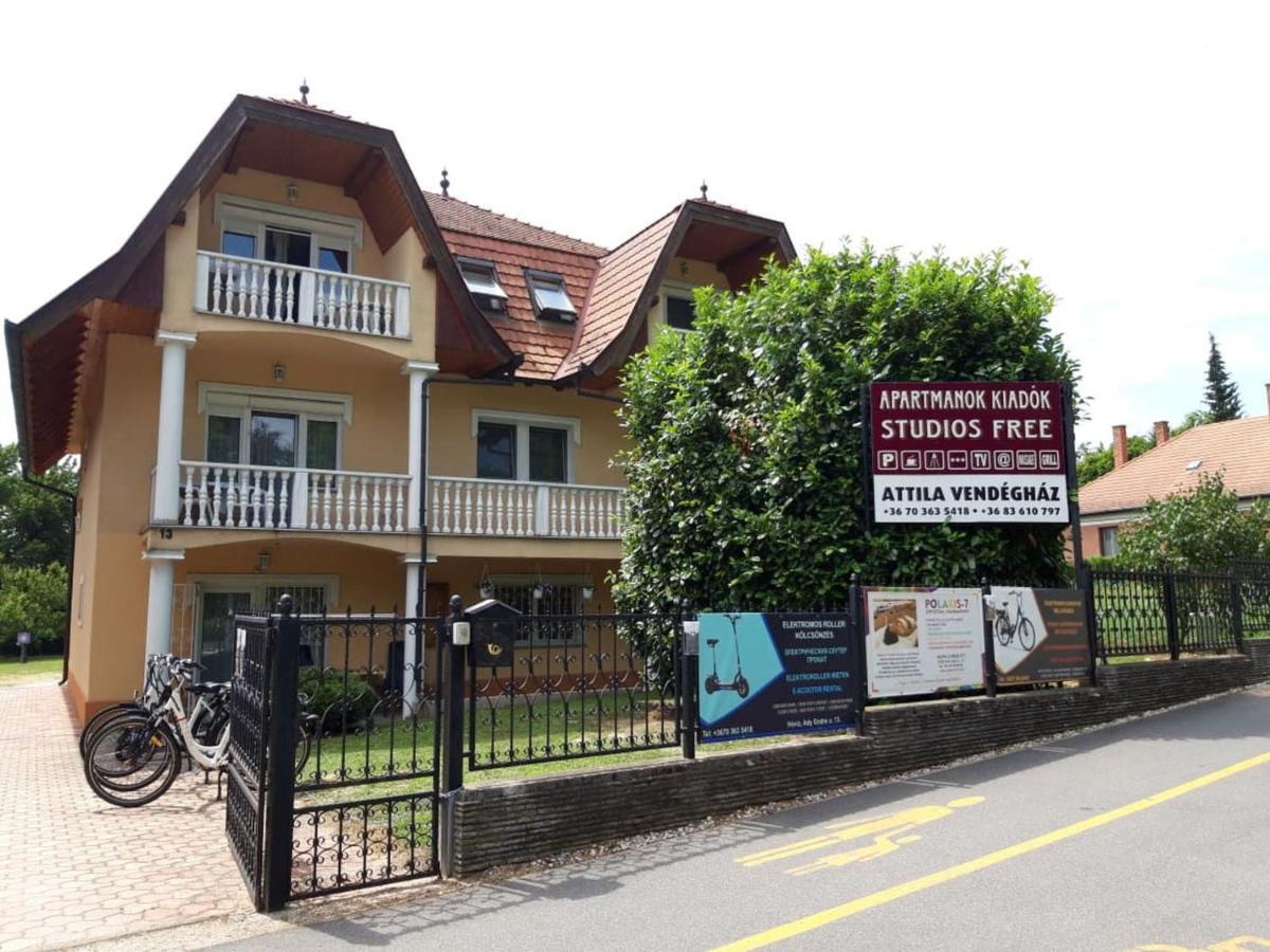 Attila Vendeghaz Apartment Heviz Exterior photo